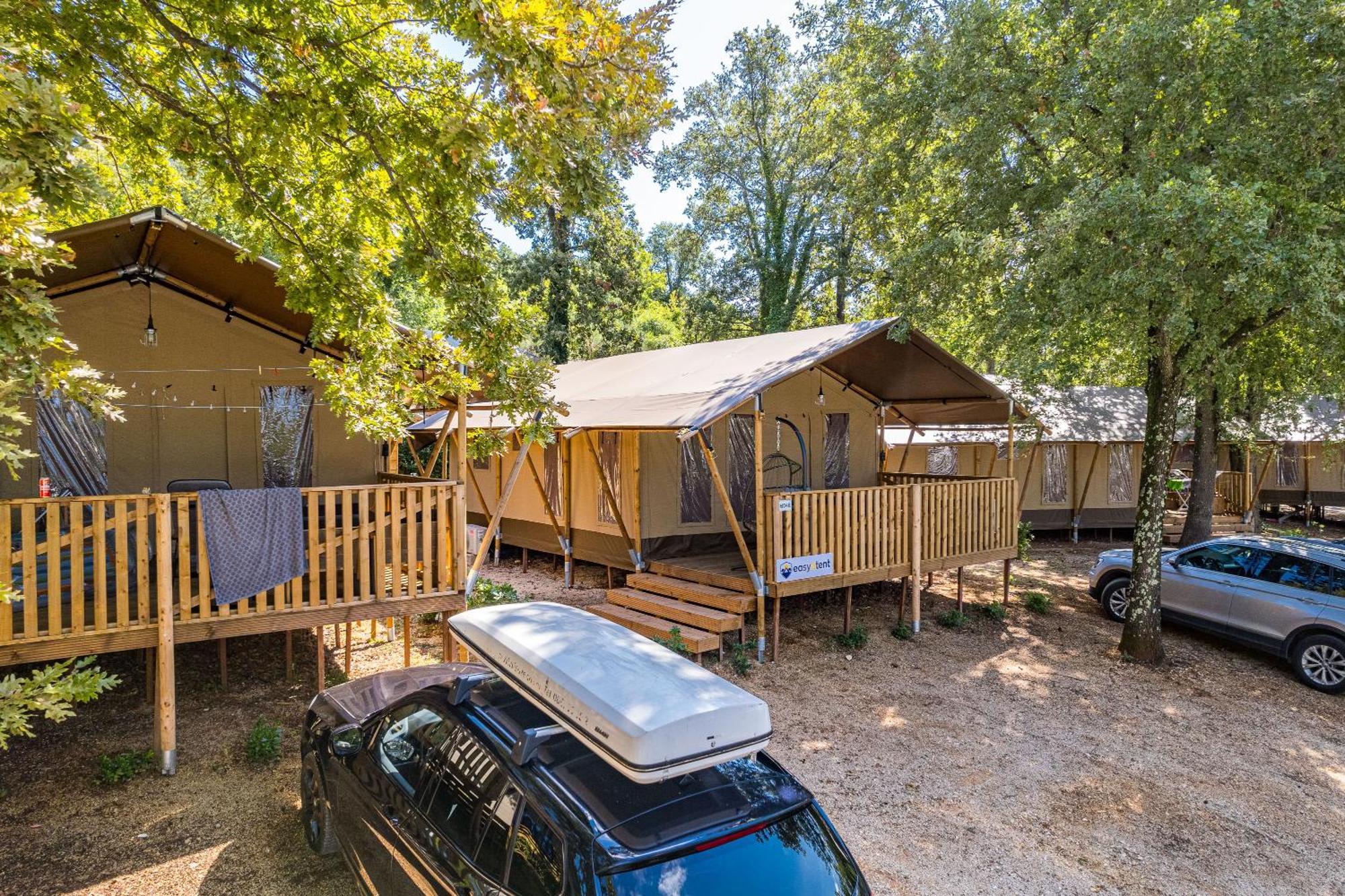 Easyatent Safari Tent Bijela Uvala Mugeba Bilik gambar
