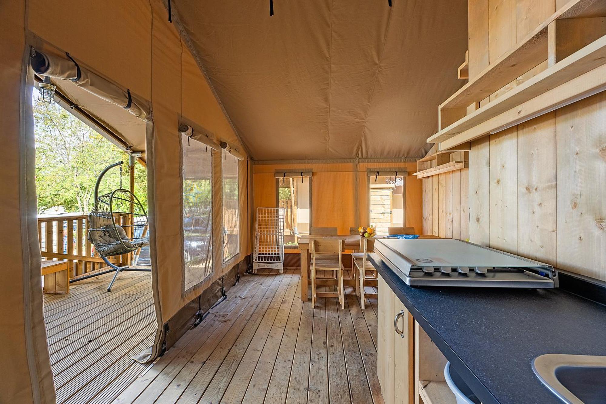 Easyatent Safari Tent Bijela Uvala Mugeba Bilik gambar