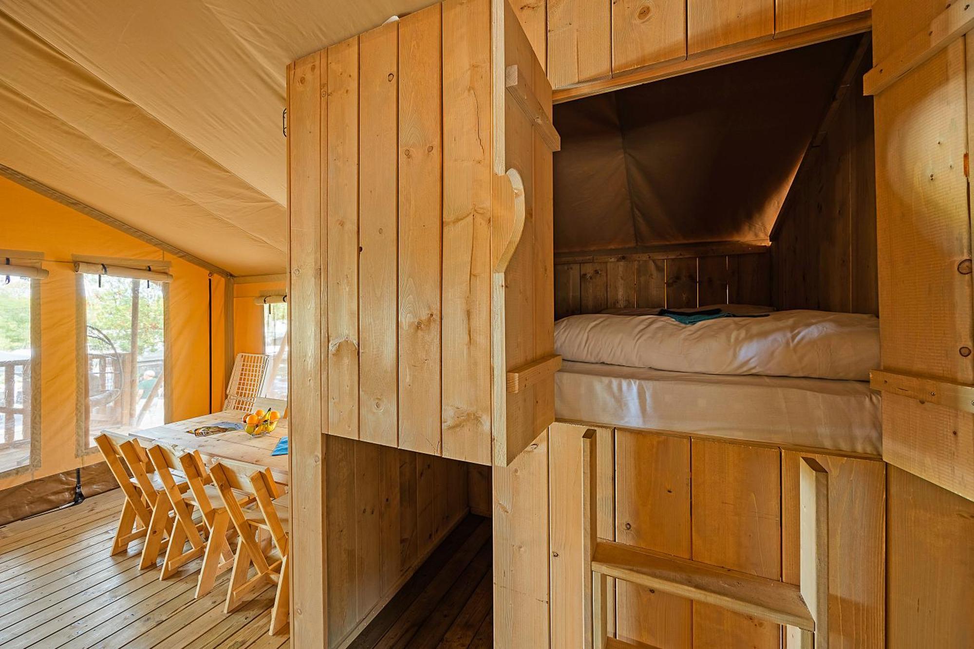 Easyatent Safari Tent Bijela Uvala Mugeba Bilik gambar