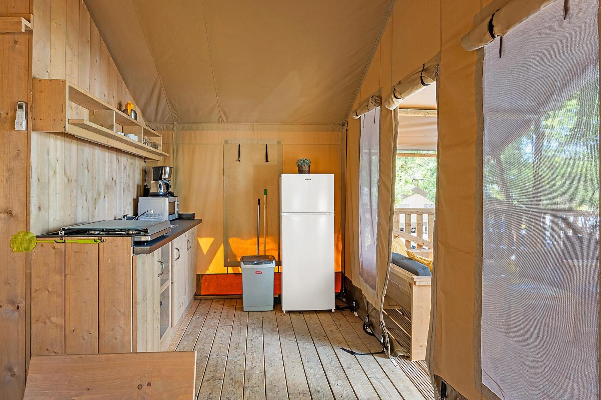 Easyatent Safari Tent Bijela Uvala Mugeba Bilik gambar